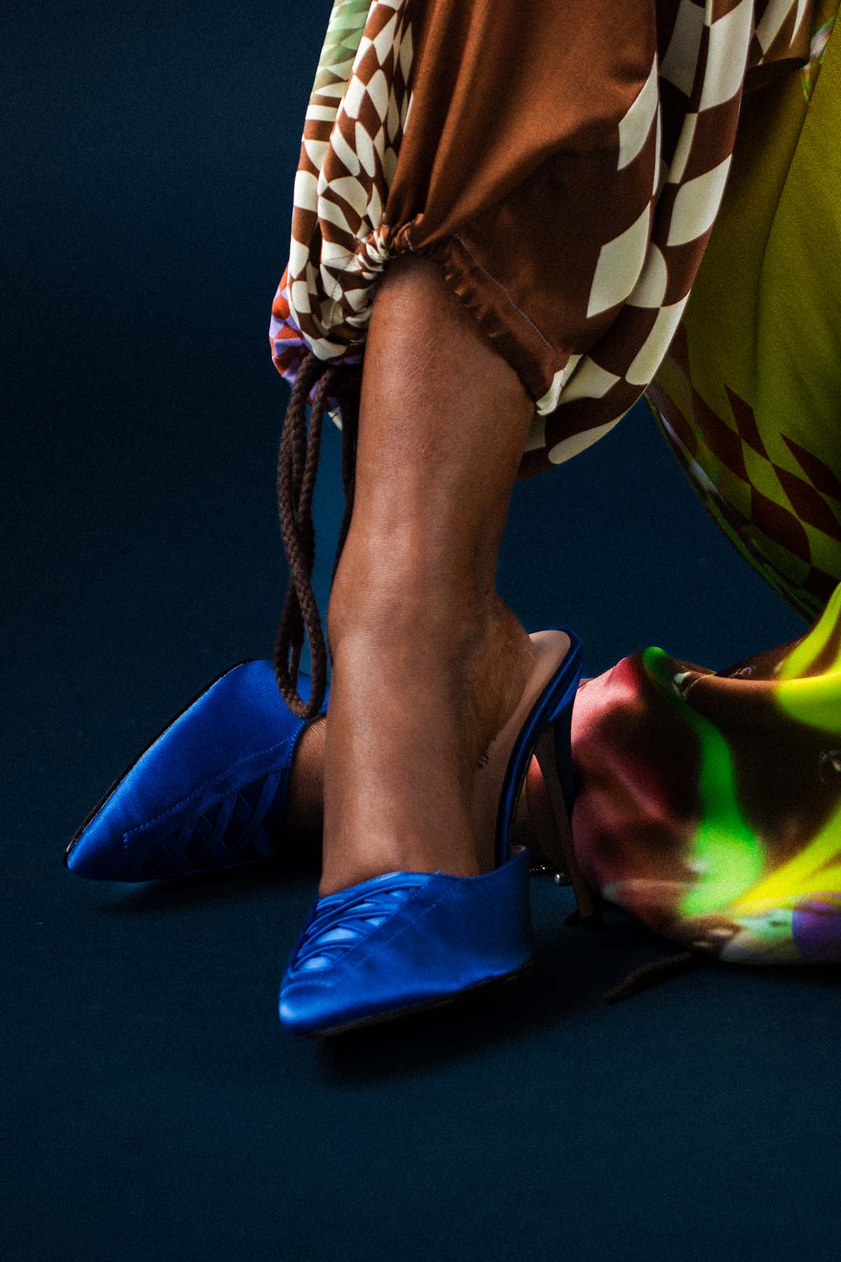 BruceGlen x Madamette Blurple Corset Mule - PREORDER