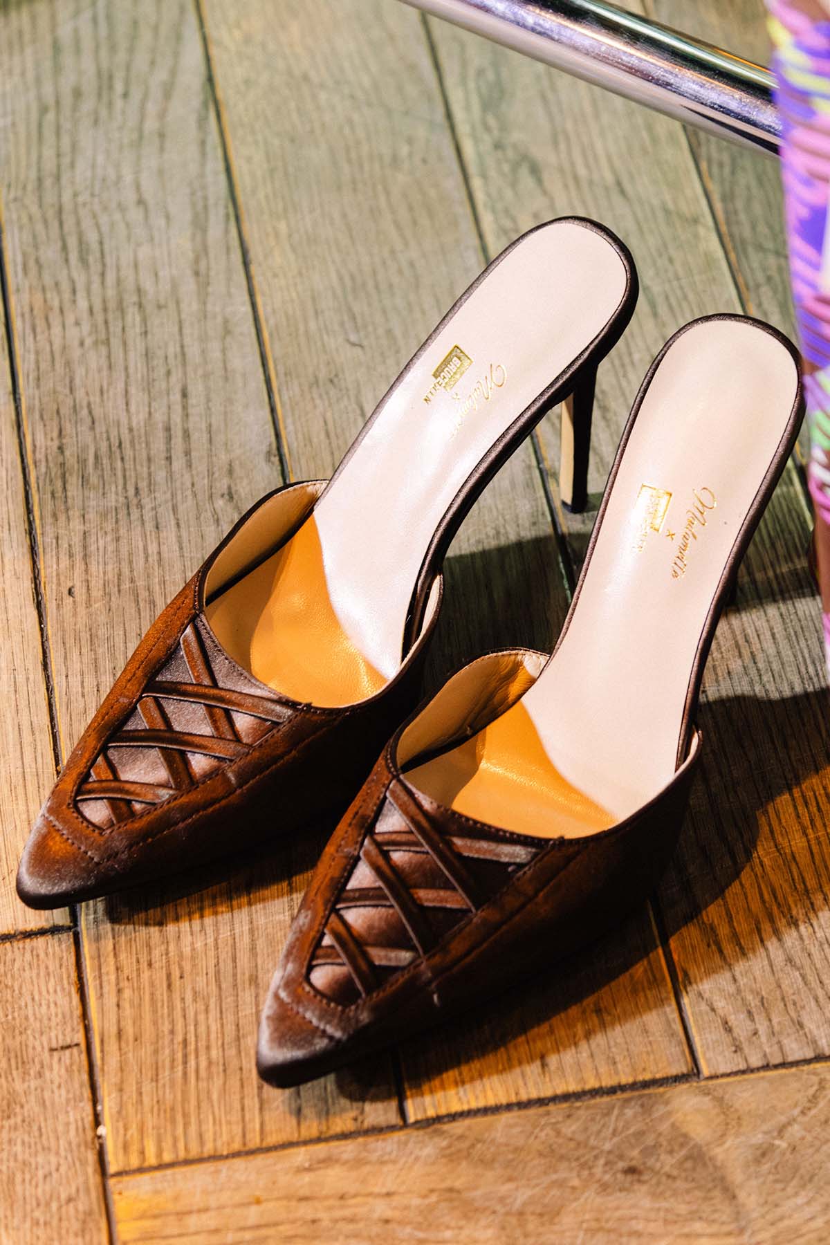 BruceGlen x Madamette Chocolate Corset Mule - PREORDER