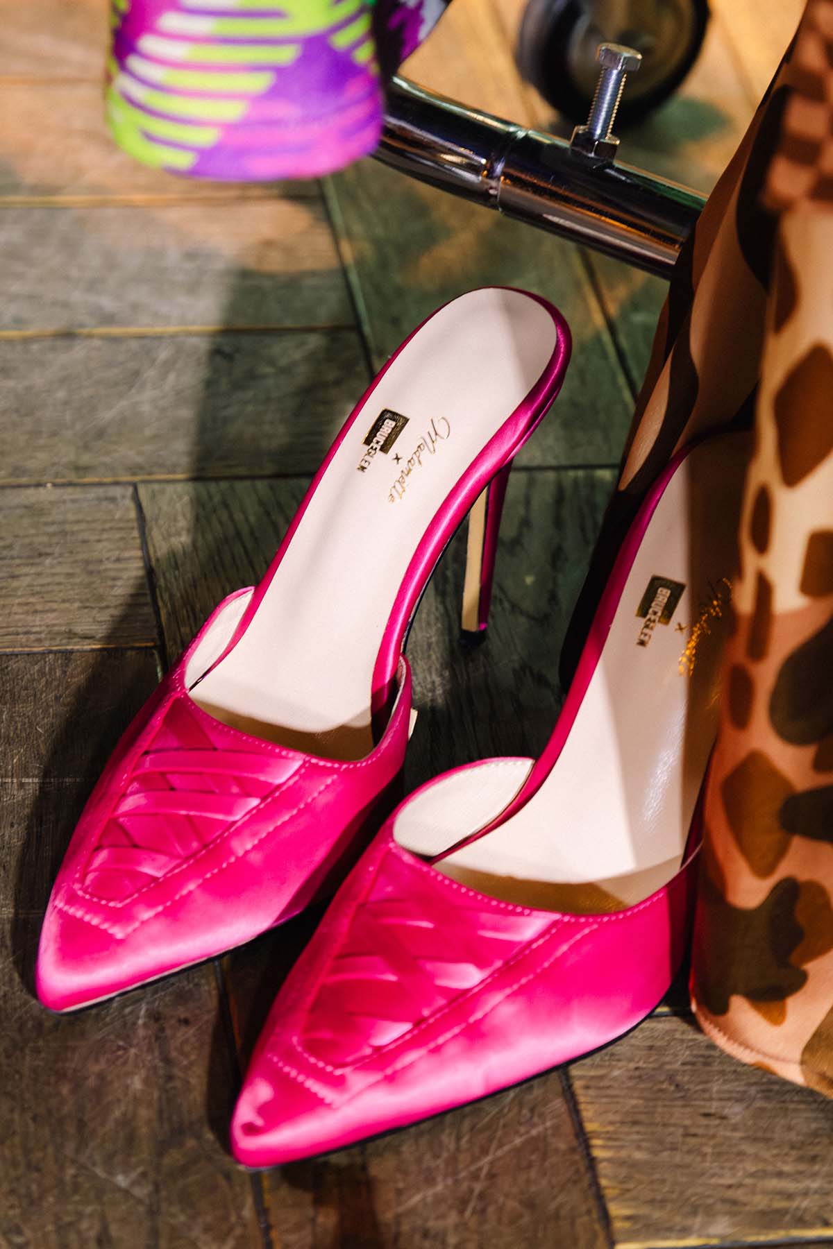 BruceGlen x Madamette Fuchsia Corset Mule - PREORDER