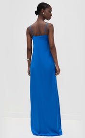 Drape Maxi Slip Dress