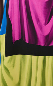 Drape Maxi Slip Dress