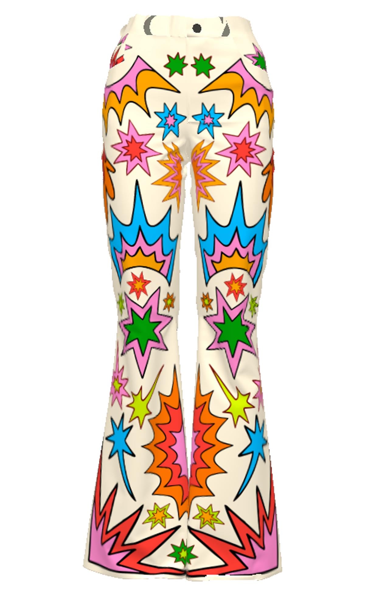 Play Print Super Flare Jeans – BruceGlen