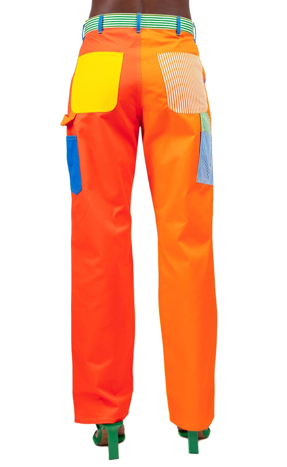 Rainbow Stripe Carpenter Pant