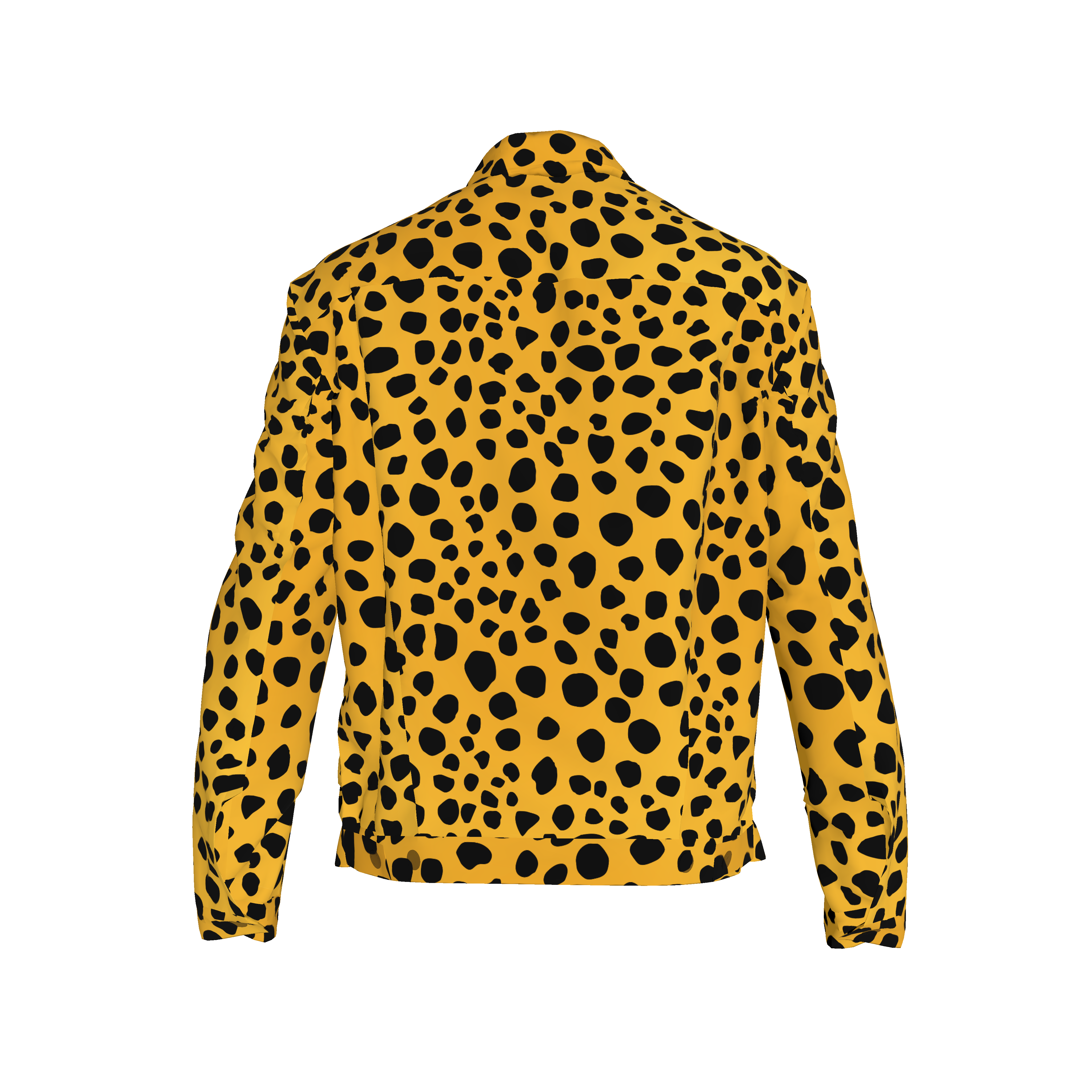 Cheetah Dot Denim Jacket