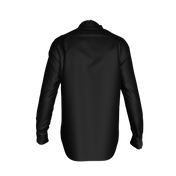 Black Gloved One Stretch Silk Button-Up