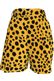 Cheetah Dot Wide Leg Shorts