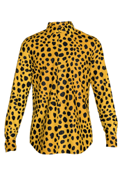 Cheetah Dot Button Up