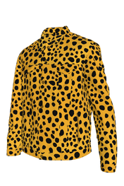 Cheetah Dot Denim Jacket