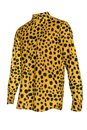 Cheetah Dot Button Up