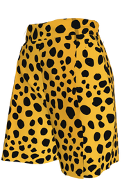 Cheetah Dot Wide Leg Shorts