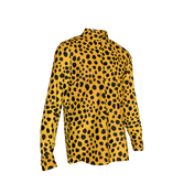 Cheetah Dot Button Up