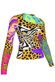 Cheetah Scramble Long Sleeve Tee