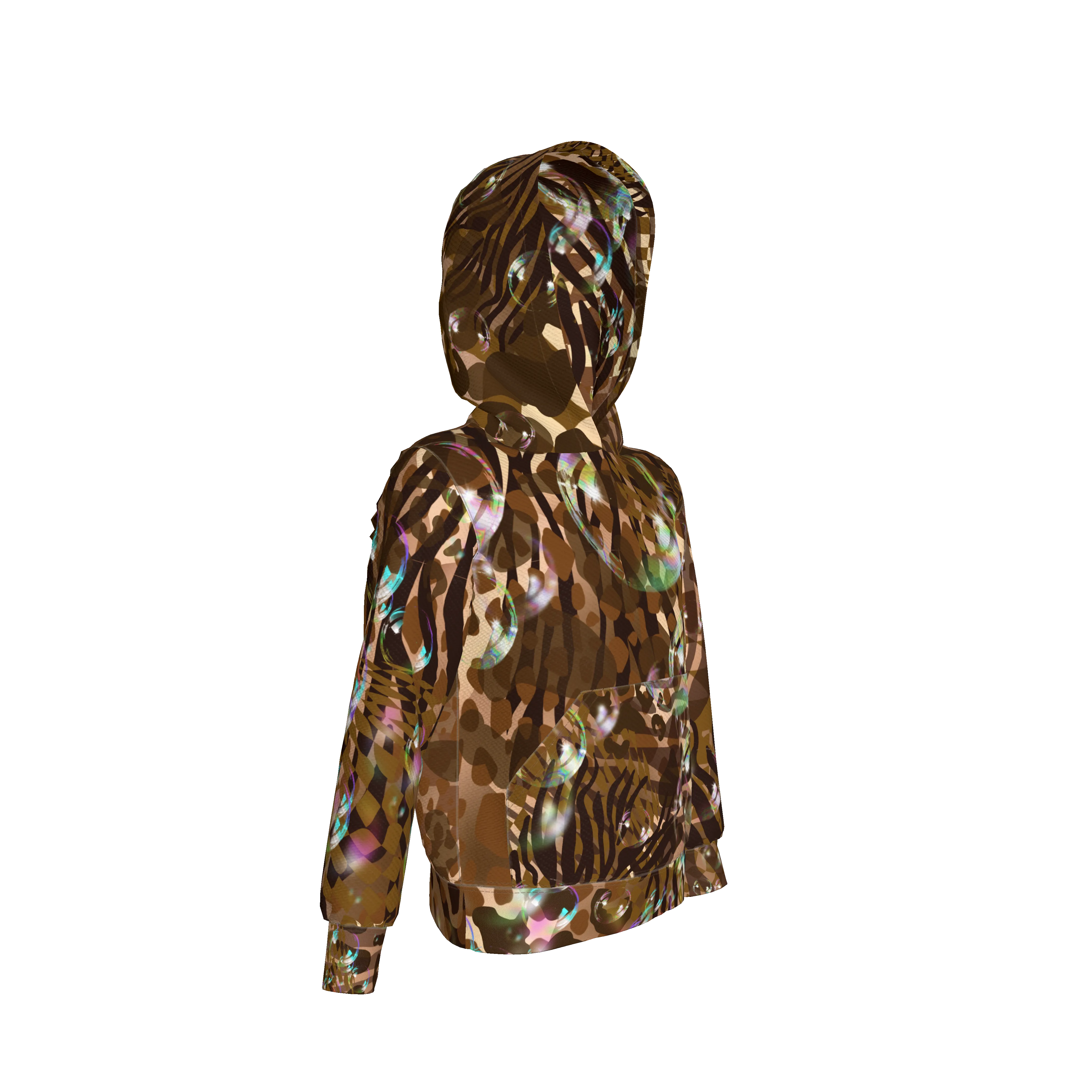 Kid's Wild Animal Bubble Hoodie