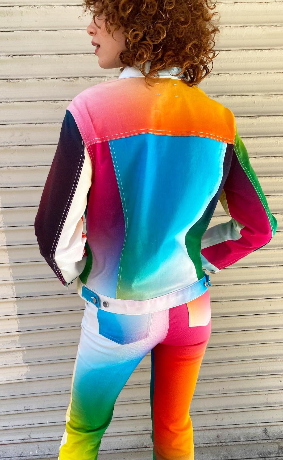Color Code Denim Jacket