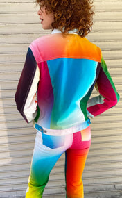 Color Code Denim Jacket