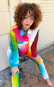 Color Code Denim Jacket