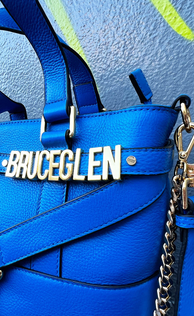 BruceGlen Mini Harness Tote in Royal