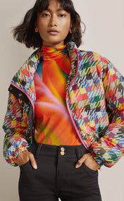 Swirl Turtleneck