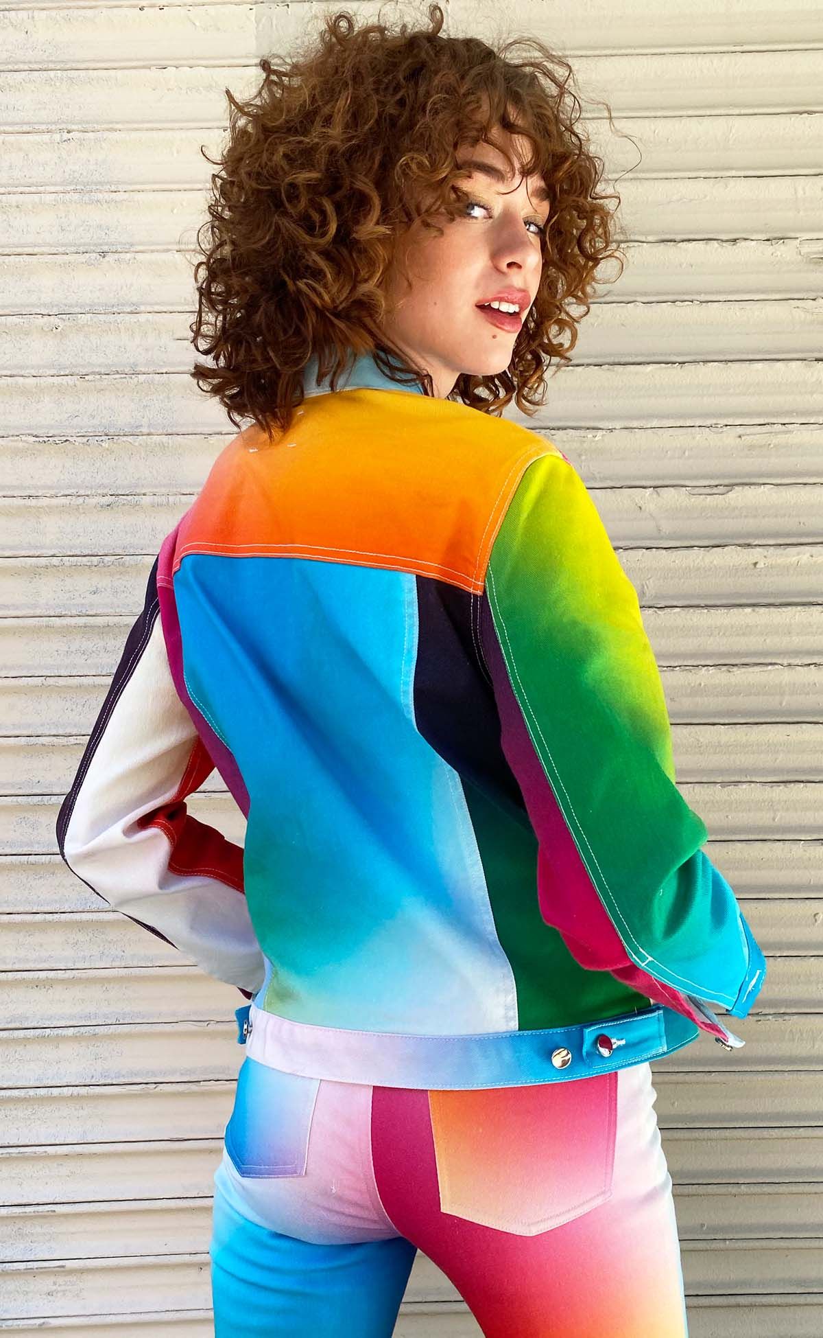 Color Code Denim Jacket