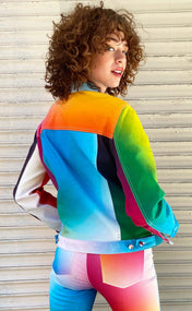 Color Code Denim Jacket
