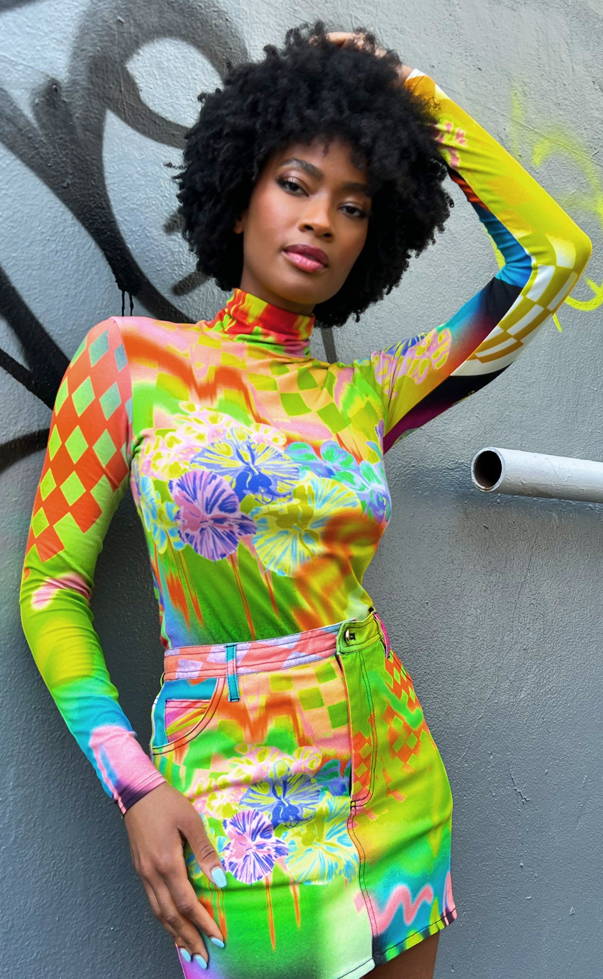 Graffiti Turtleneck