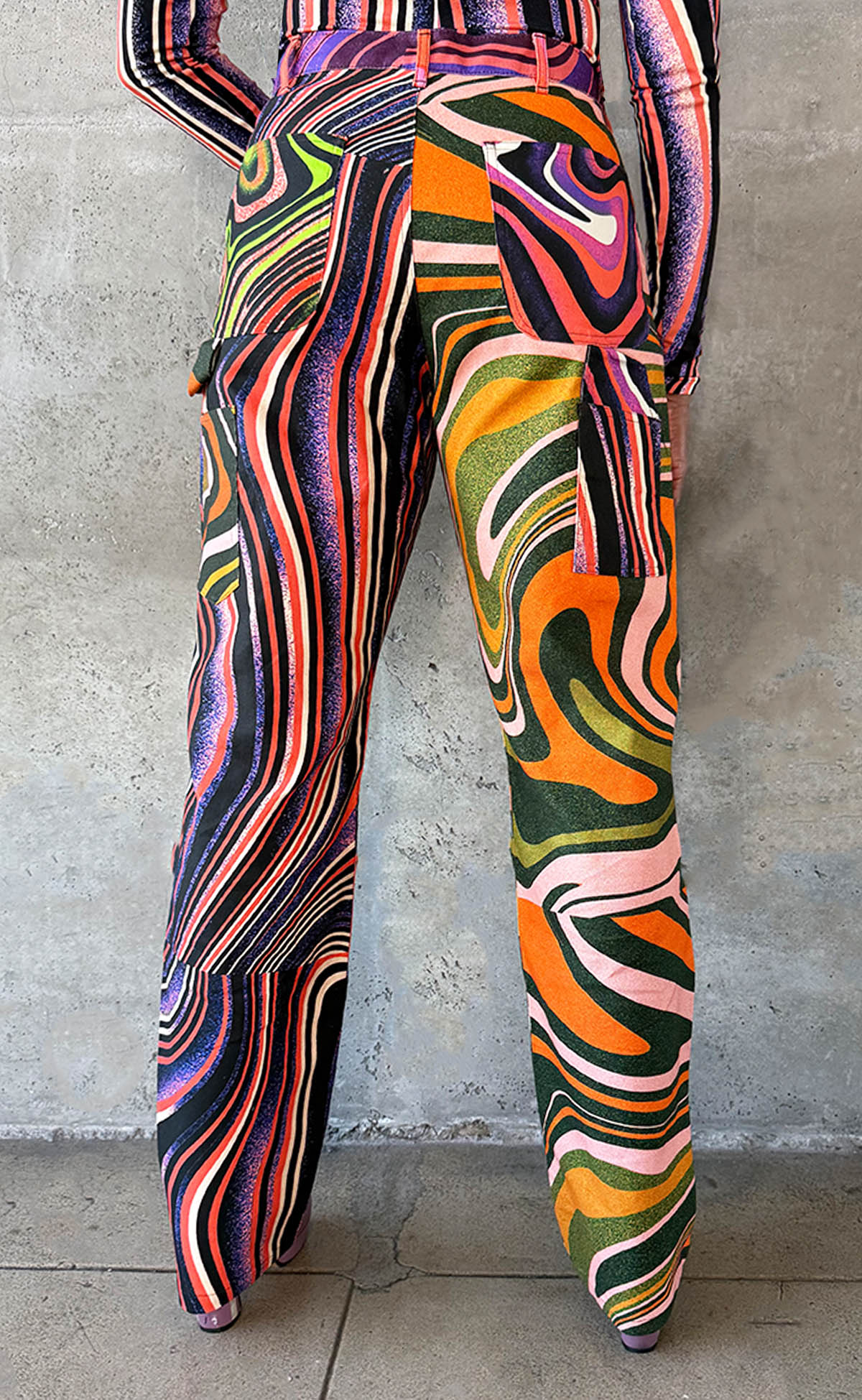 BruceGlen x MSIMB Double Wave Carpenter Pant