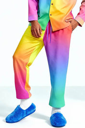 Rainbow Gradient Pajama Pant