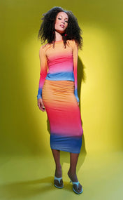 Dusk Side Ruched Skirt