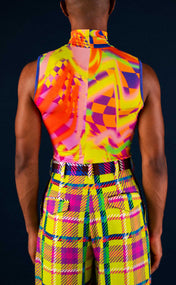 Acid Dream Sleeveless Turtleneck