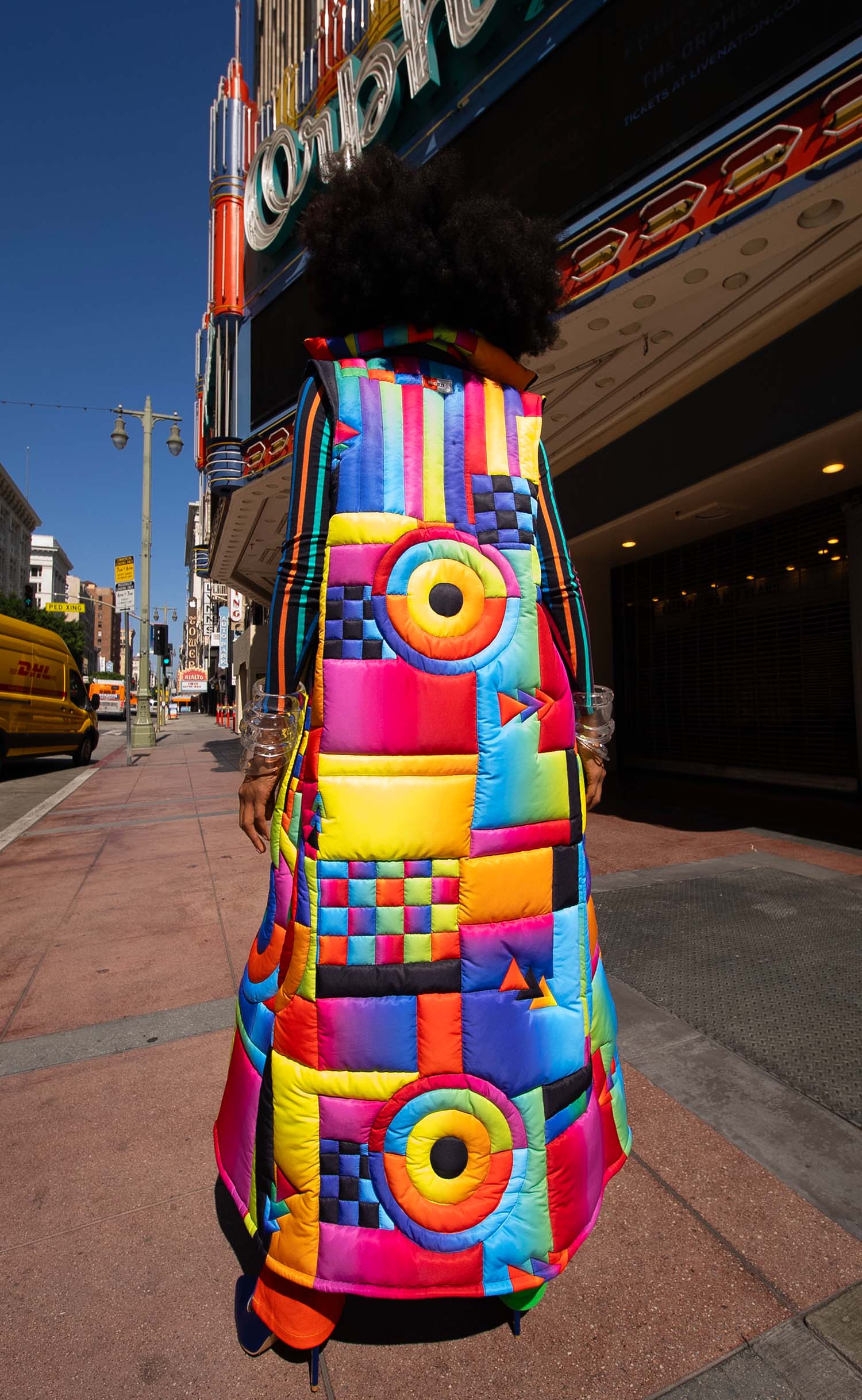 Stained Glass Maxi Puffer Vest