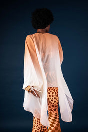Caramel Angel Silk Chiffon Top - PREORDER