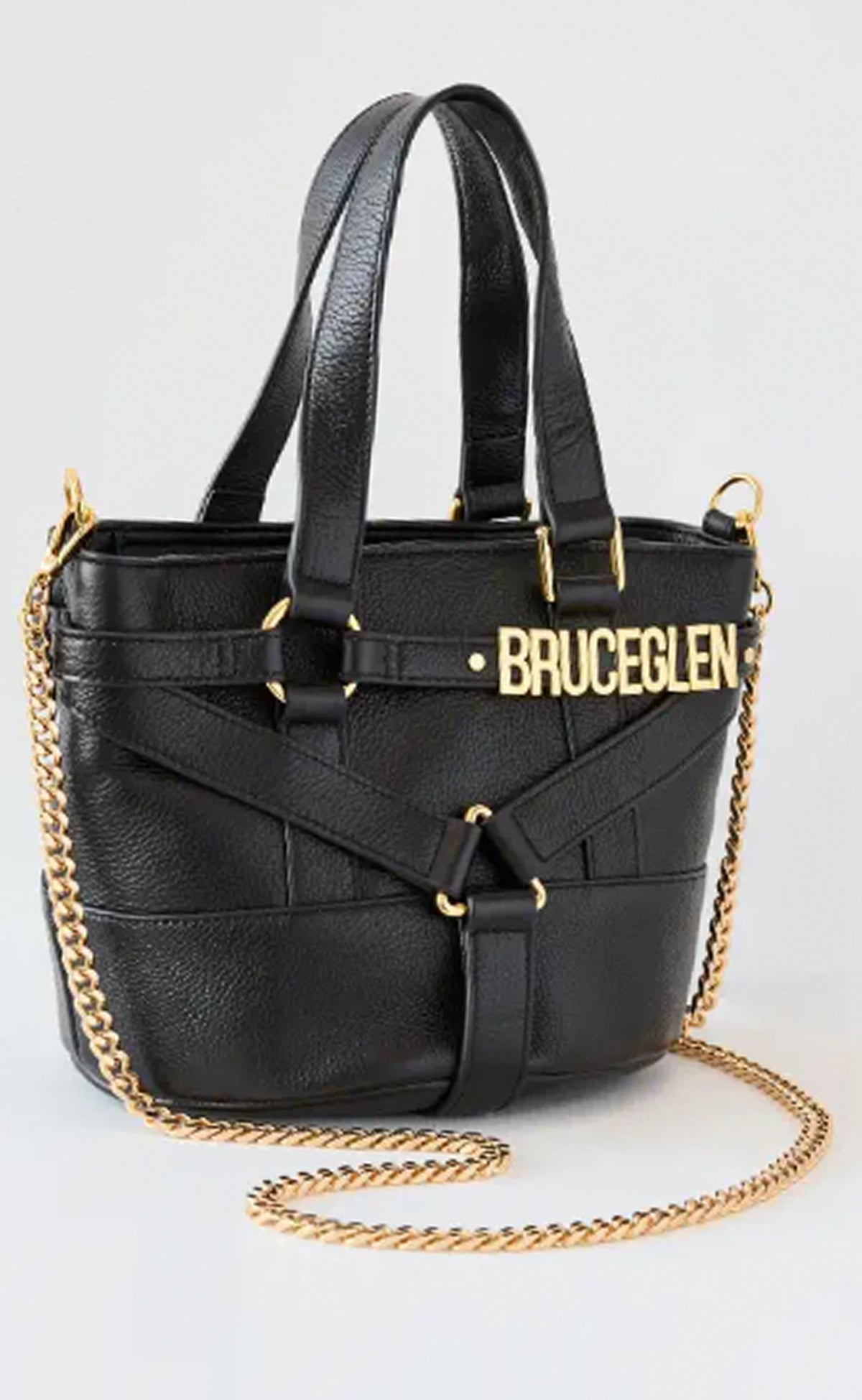 BruceGlen Mini Harness Tote in Black