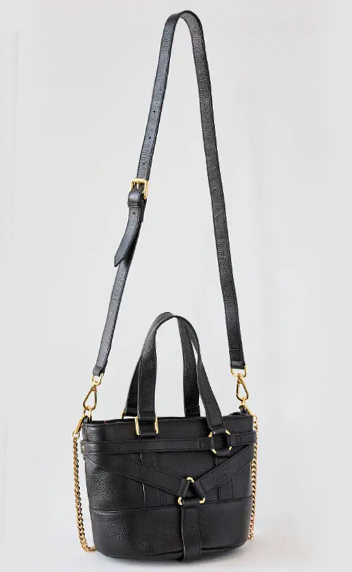 BruceGlen Mini Harness Tote in Black