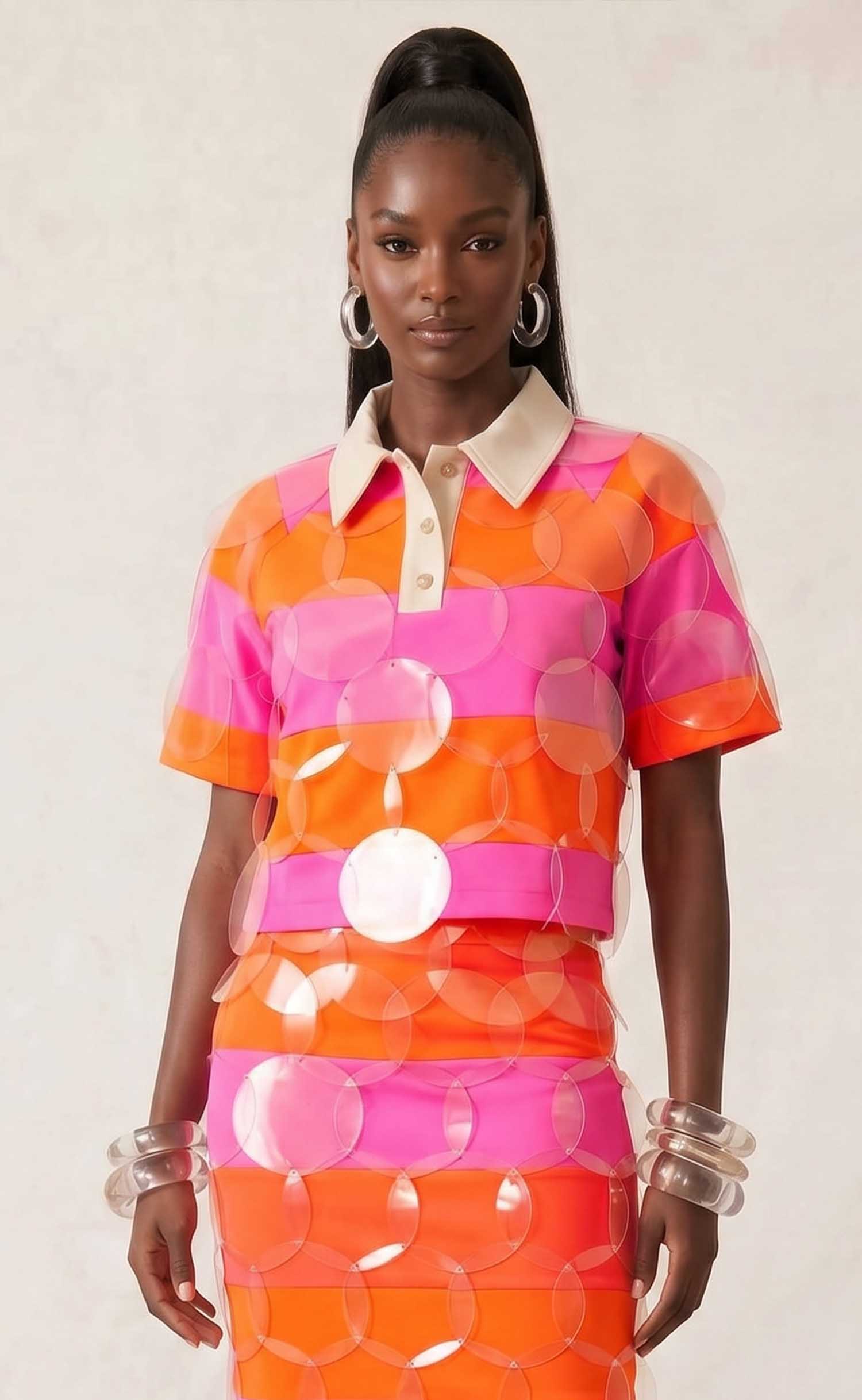 Citrus Punch Striped Bubbles Rugby