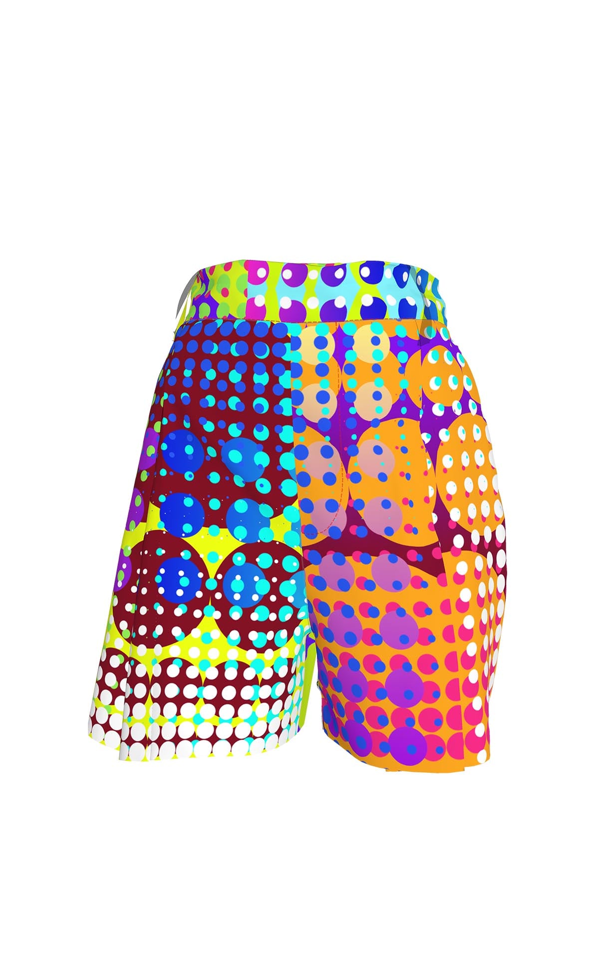 Dot Attack Pleated Shorts