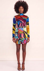 Grafitti Check Power Skirt