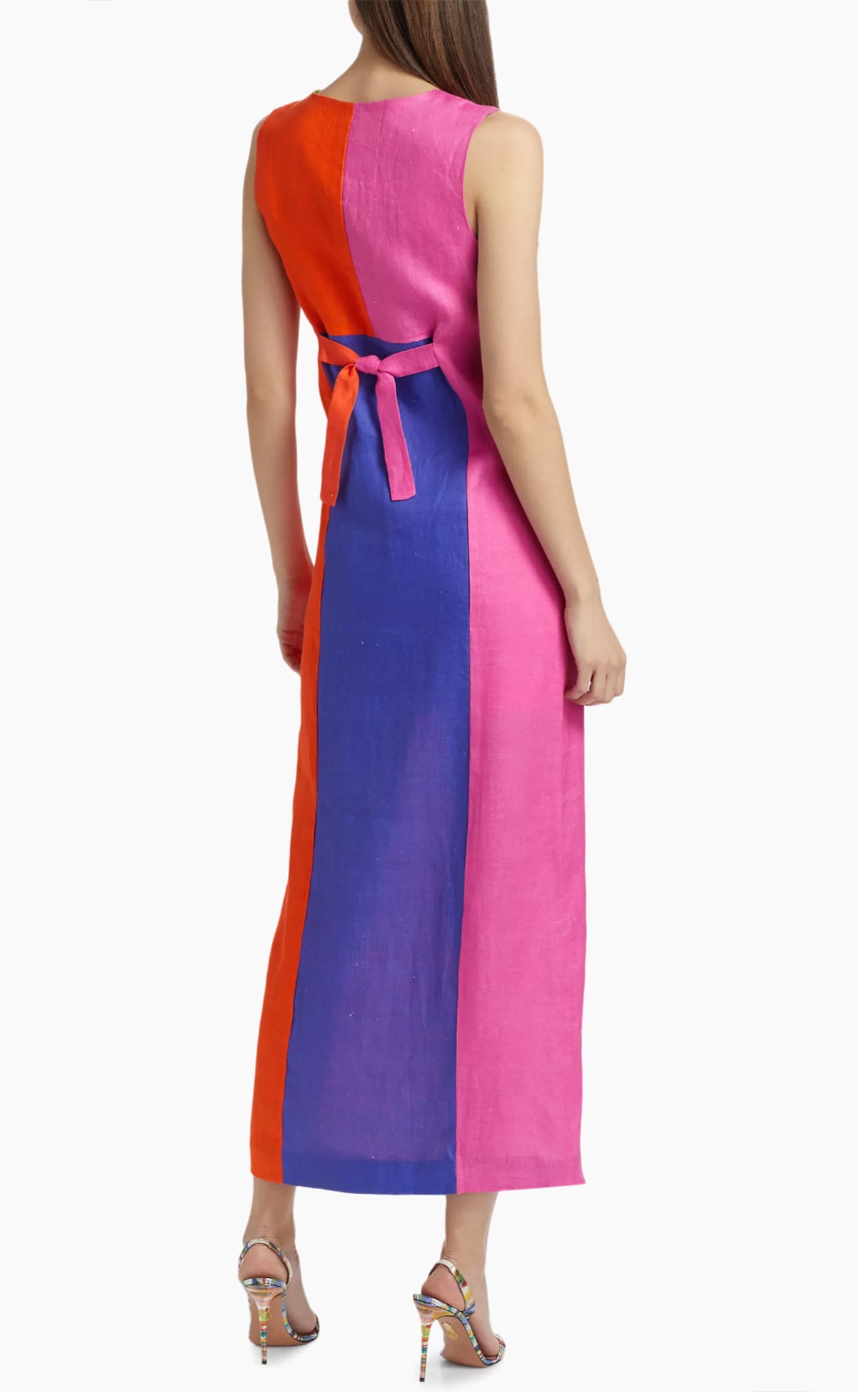 Twin Maxi Vest in Lightweight Linen