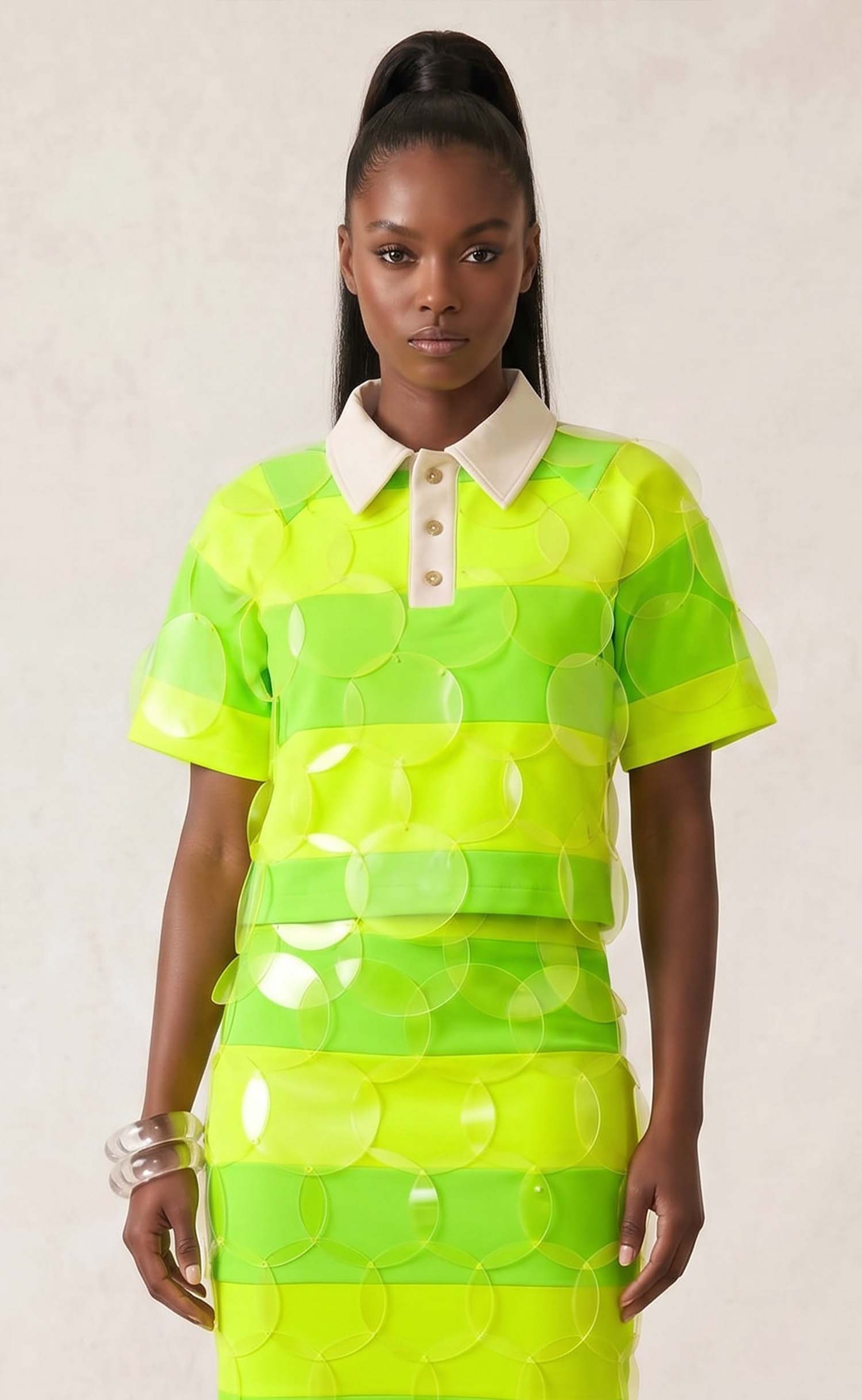 Limeade Striped Bubbles Rugby