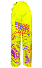 Neon Scribbs Cupro Twill Pant