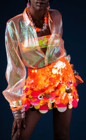 Orange Dragonfly Blouse- PREORDER