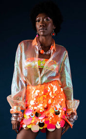 Orange Dragonfly Blouse- PREORDER