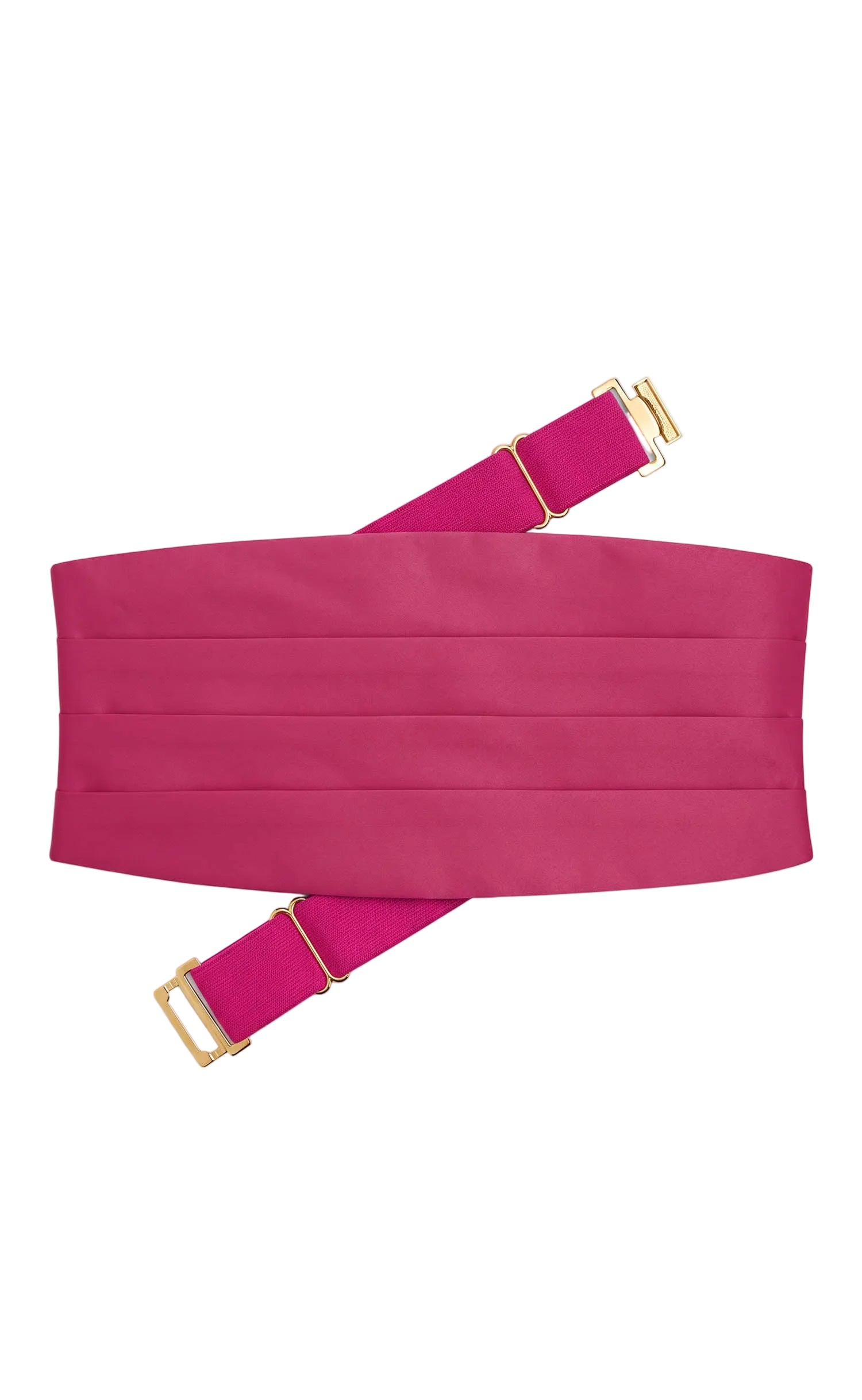 Fuchsia Pleated Cummerbund