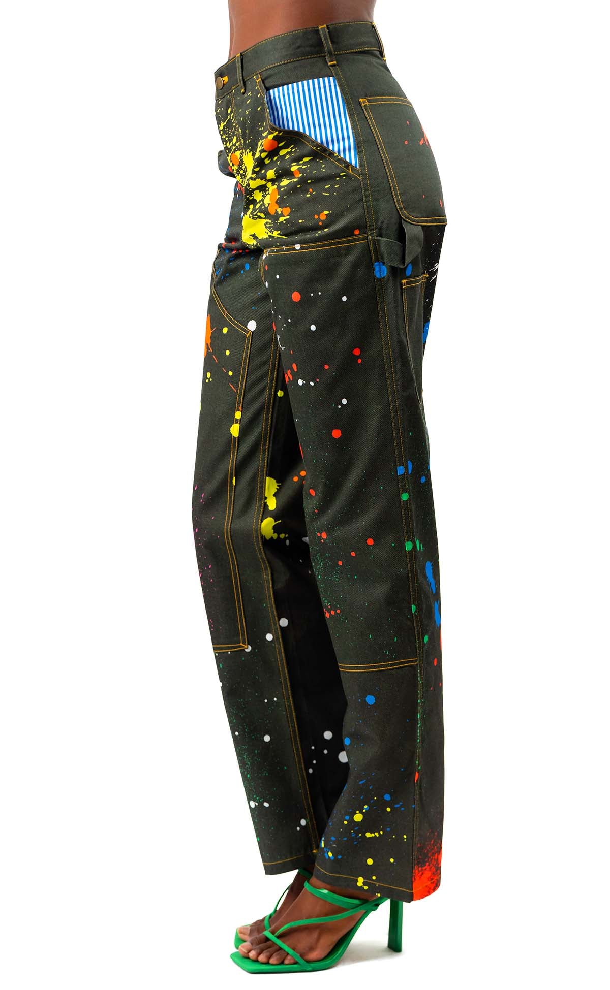 Olive Painter's Carpenter Pant