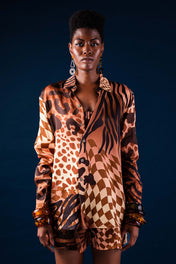 Wild Animal Button Up