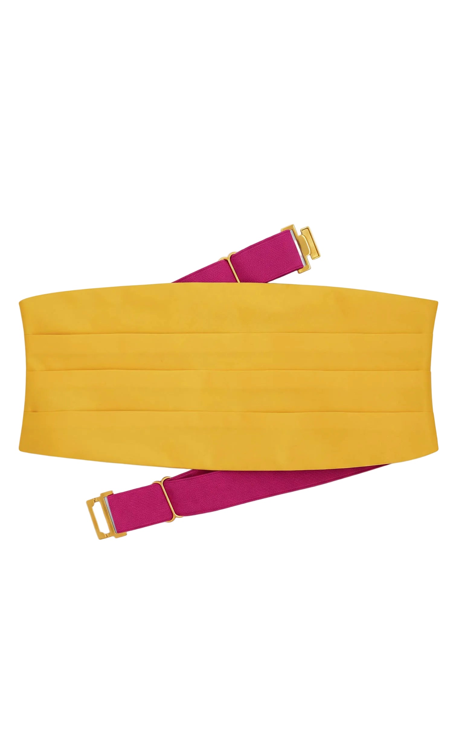Golden Yellow Pleated Cummerbund