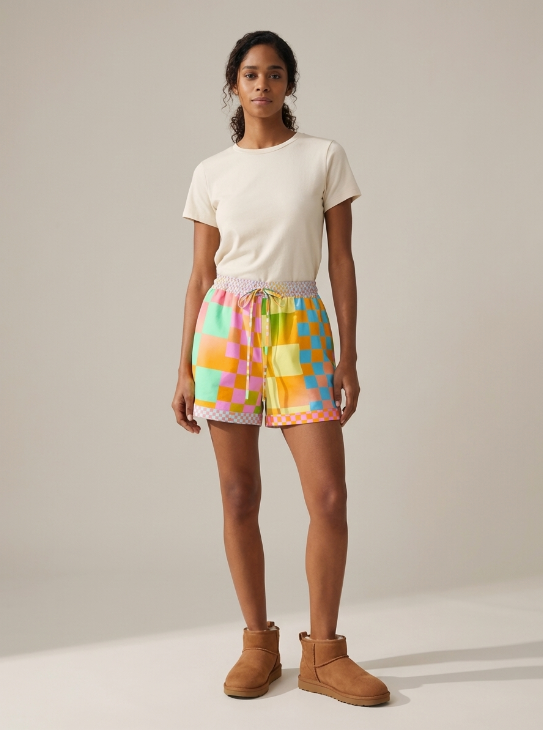Psycheck Drawstring Pajama Short