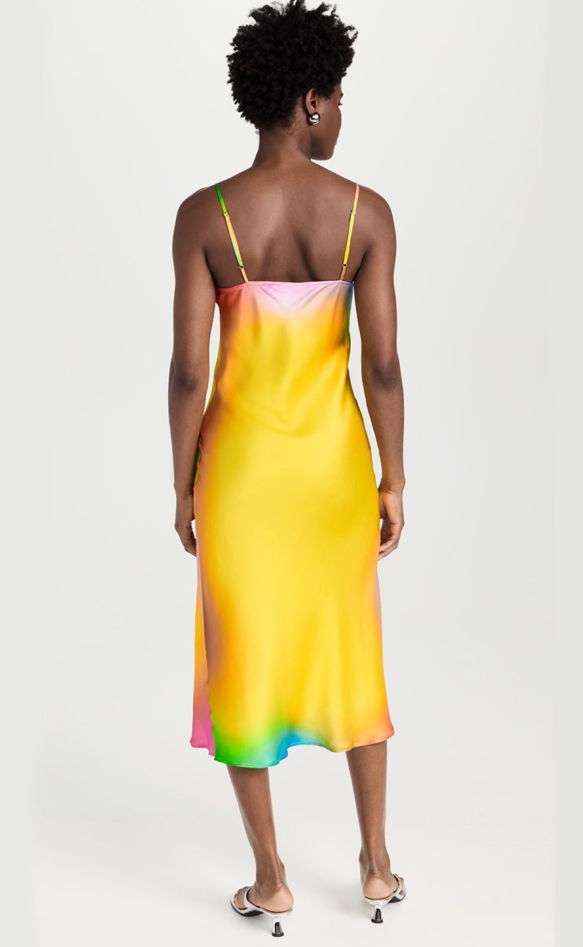 Sunny Days Silk Slip Dress