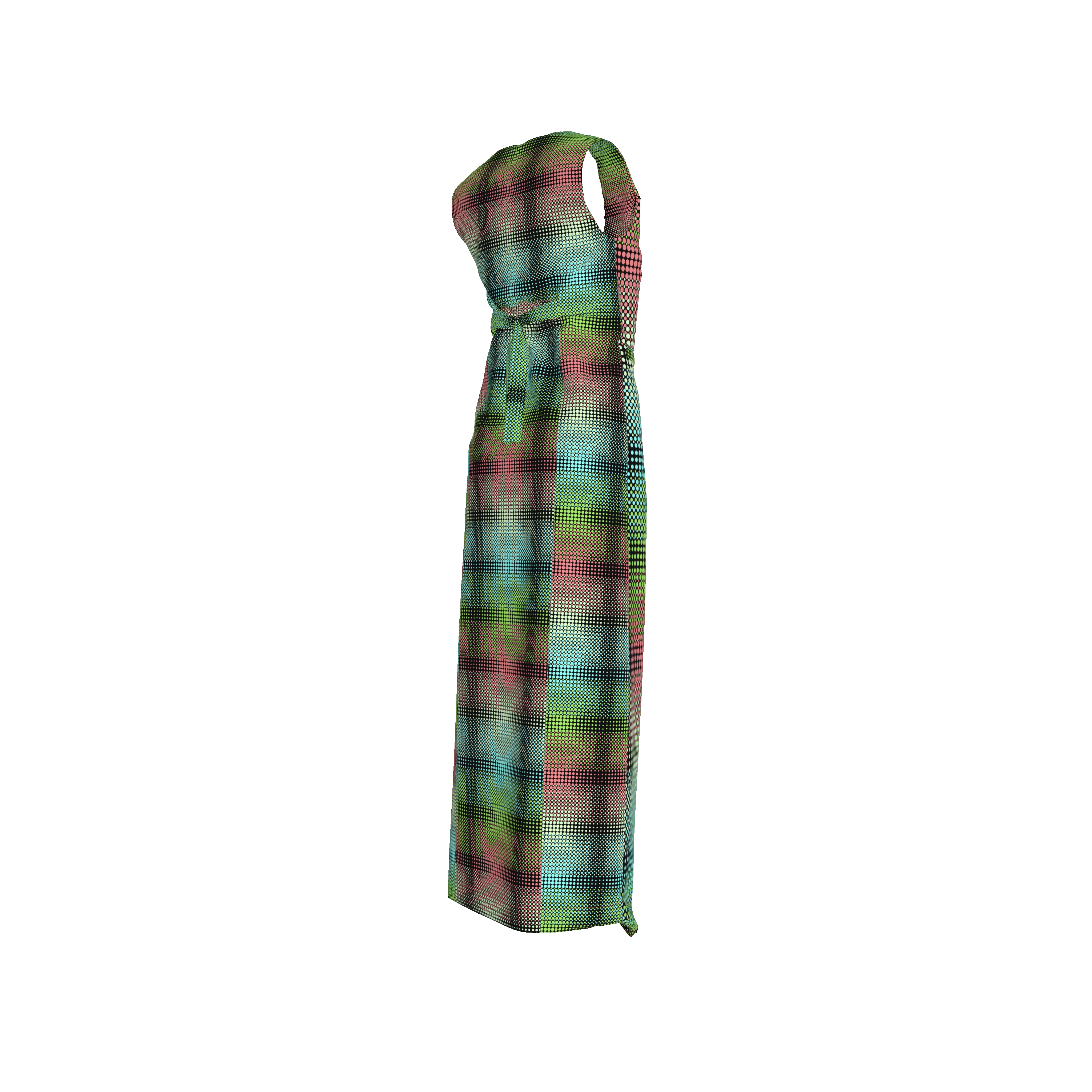 Sea. Glass Dot Gradient Maxi Vest