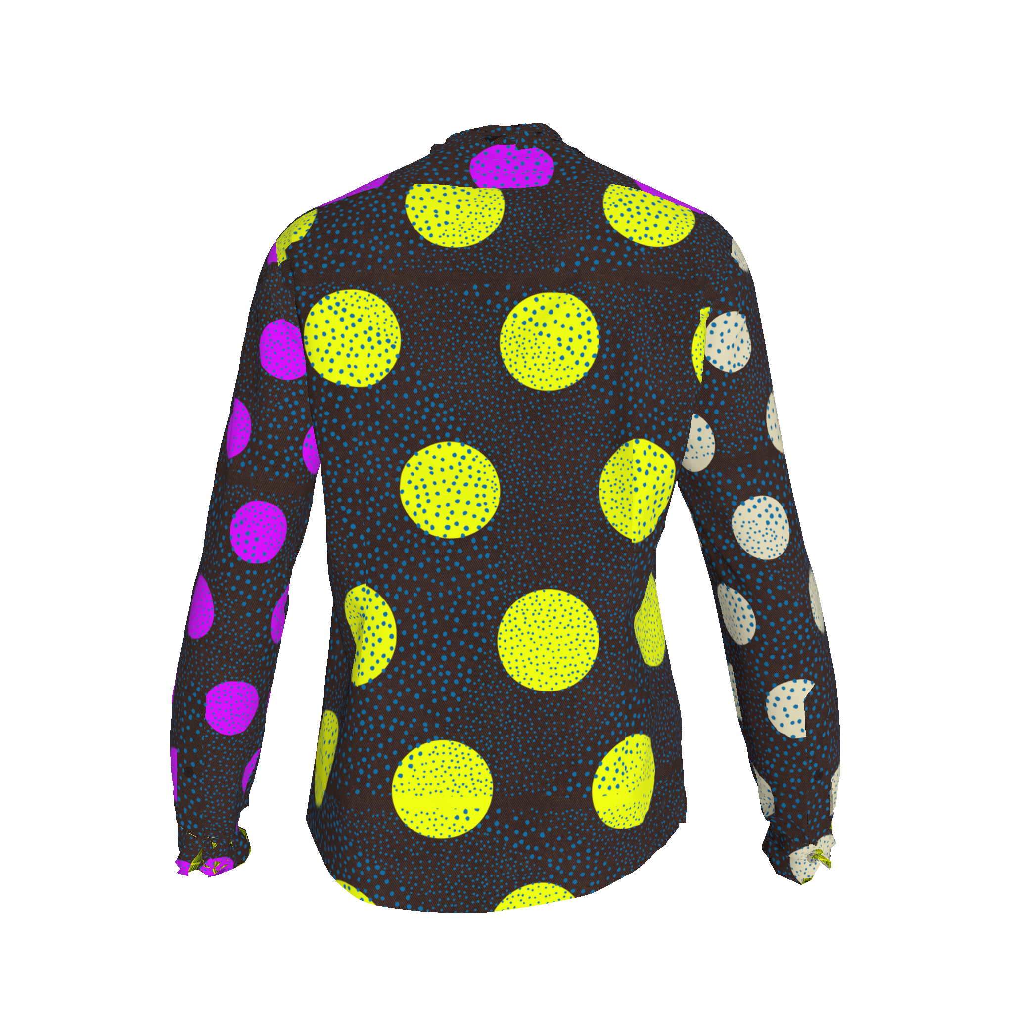 MS DC Small Dot Button Up