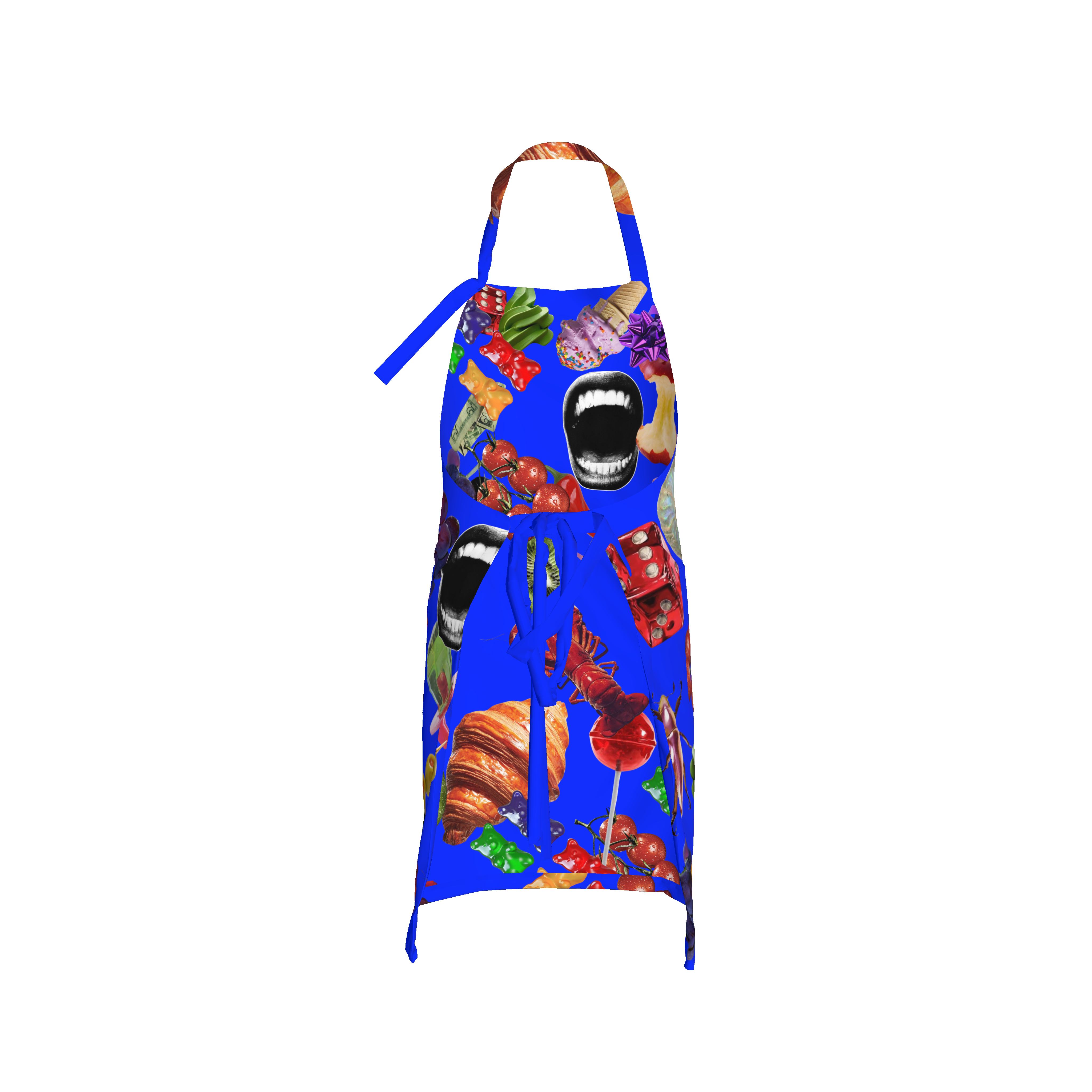 Blue Print Apron